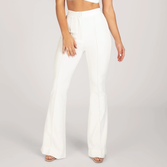 Meshki Zendaya Highwaisted Flare Pants 